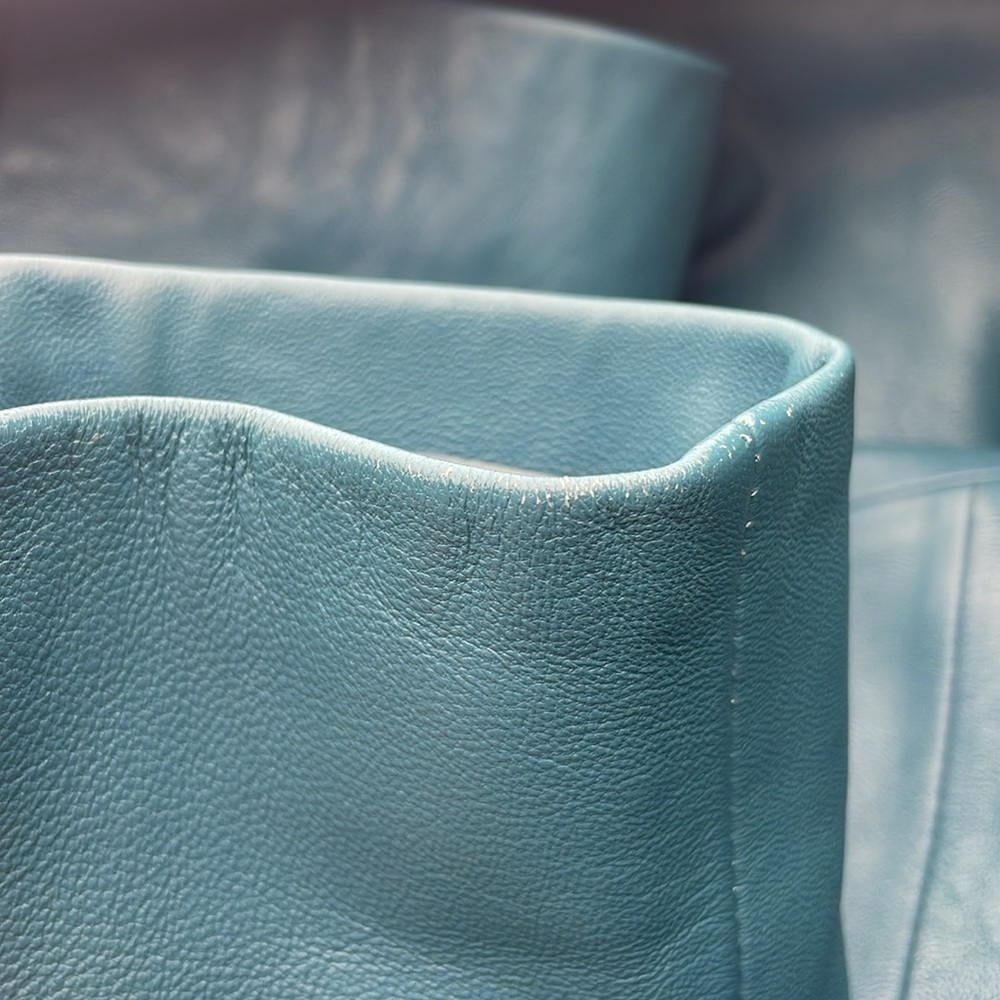 Pendleton Light Blue Leather Jacket - Picture 9 of 10